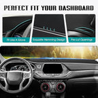 FIILINES Dash Cover for 2019-2026 Chevrolet/Chevy Blazer, Dashboard Mat Accessories Dash Cover Sunshade Nonslip Mesh Protecto