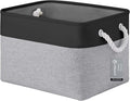 Large Storage Baskets- 15x11x10 inch Storage Bins for Shelves and Closet Organizing, Foldable Fabric Bin for Home Organizatio