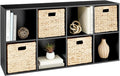 Best Choice Products 8-Cube Storage Organizer, 13.5in Shelf Opening, Bookcase, Display Shelf, Customizable w/ 2 Removable Bac