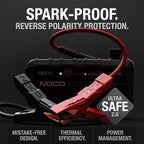 NOCO Boost X GBX75: 2500A UltraSafe Jump Starter - 12V Lithium Battery Booster Pack, Portable Jump Box, Power Bank & Jumper
