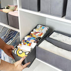homyfort 8 Pack Dresser Drawer Organizers and Storage Bins for Clothing, Large Drawer Organizer Bins for Baby Clothes, T-Shir