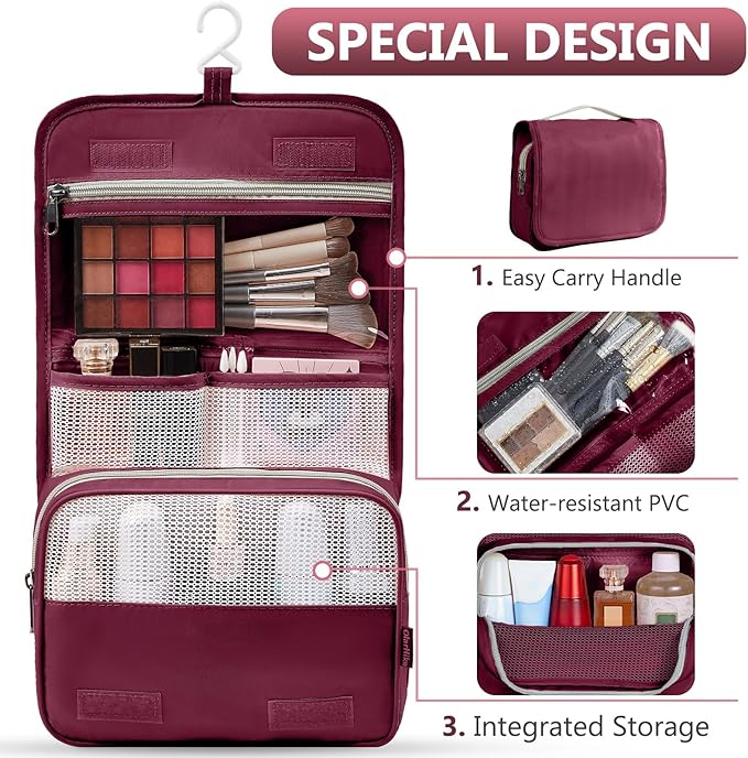 8 Set Packing Cubes for Travel, Gifts for Women Mom,Anti-Tearing Suitcase Organizer for Luggage with Shoe & Hanging Toiletry 