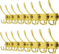 Dseap Coat Rack Wall Mount - 29.5” Long 8-Tri-Hooks Heavy Duty Coat Hanger Rail Wall Hooks for Hanging Coats Hats Clothing Cl