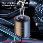 Car Aromatherapy Diffusers for Essential Oils，Mini USB Air Scent Small Humidifier with 7-LED Color Changing for Car Room Home