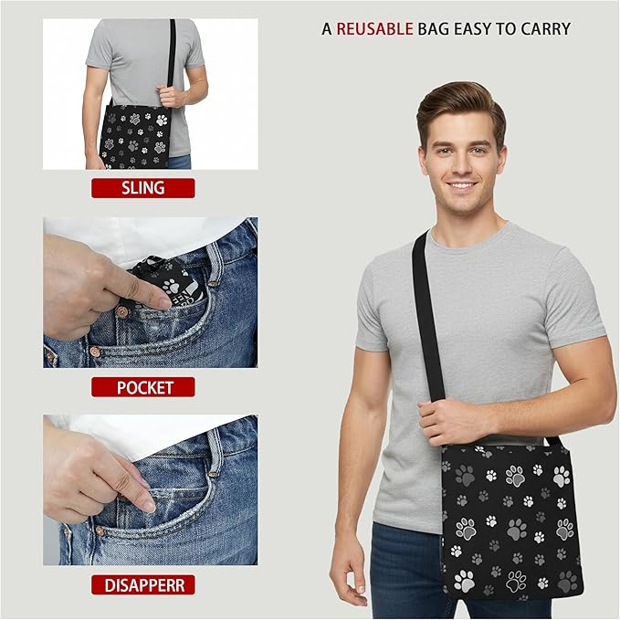 BeeGreen Reusable Grocery Shopping Bag -Travel Tote Bag - Foldable Compact Sturdy Bags