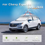 KMF 8pcs Thicken Sun Shades for Chevy Equinox 2018-2024 Accessories,Chevrolet Full Car Window Covers Sunshade for Windshield Side Rear, UV Block and Blackout Privacy for Car Camping Outdoor