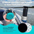 Non-Tipping, Anti-Spill Cup Holder for Boats, Kayaks, SUPs, RVs, Fishing & Camping | Universal 12–30 oz Fit | BPA-Free, Optio