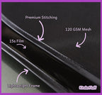Car Window Shades - Certified 99.79% UVA & 99.95% UVB sun protection. Award winning car sun shade for side windows. 4 Pack (2 Transparency options) 22" x 14" -window shade for car baby by Kinder Fluff