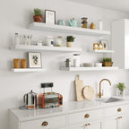 Vivelove Single Floating Shelves 36 Inches, 36 x 10 inch Deep x 1.8 in Thick, Long Floating Shelves for Bedroom, Living Room,