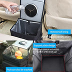 Car Trash Can，Two-Pack Large and Small Combination Hanging Detachable Foldable Car Trash Can，100% Waterproof Suitable for SUV, Sedan, Truck Multi-Purpose Storage Box