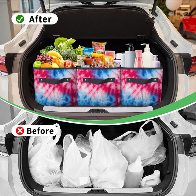 Reusable Grocery Bags Heavy Duty Shopping Bags Foldable Large Tote Bags with Long Handles & Hard Bottom