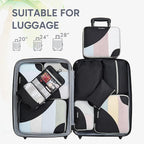 ALL INCLUDED 10 Set Durable Packing Cubes for Suitcases,OlarHike Essentials for Travel,UPGRADED Anti-Tear Stitching, NEW Impr