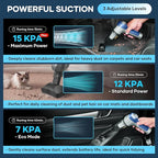 Mini Vacuum Cleaner, 3 in 1 Car Vacuum Cleaner High Power, 15000PA Powerful Suction, Air Duster, 7500mAh, Adjustable Small Va