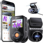 Vantrue S1 Pro Max AI Dash Cam 4K+4K w/ADAS & BSD, Dual STARVIS 2 Dash cam Front and Rear, 2 Channel HDR Dashcam, PlatePix Ni