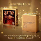 360° Rotating Wood Car Tray – Drive Thru Tray & Cup Holder Car Desk, Car Table Tray for Eating, Work & Travel – Adjustable Laptop Stand for Car – Portable Car Table for Vehicles & RV