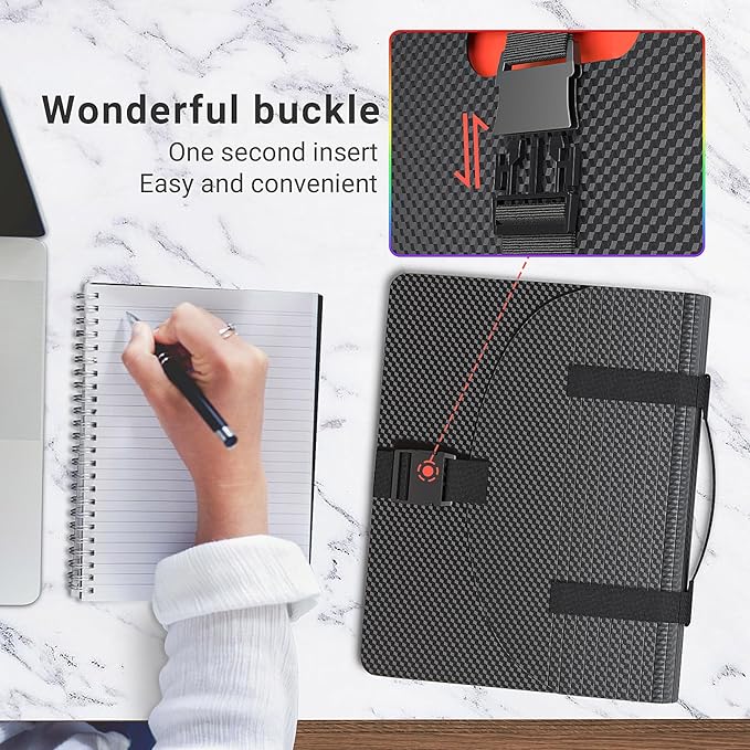 TOPCJ File Organizers with Handle,Portable Expanding File Folder,25 Pockets Accordion File Organizer for Receipt,Bill, A4/Let