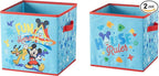 Nickelodeon Baby Shark Set of Two Spacious Collpasible Storage Cubes, 10"x10"