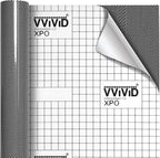 VViViD One-Way Perforated Black Vinyl Privacy Window Film Adhesive Glass Wrap Roll (10ft x 54 inches)