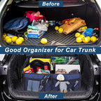 Deosk Car Trunk Organizer for SUV, Car Organizers and Storage with 6 Pocket, Car Accessories for Women/Men 50L Waterproof