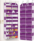 Over The Door Organizer 5 Tiers, Extra Large Behind Door Storage of 10 Compartments, 80 lbs Weight Capacity Hanging Storage O