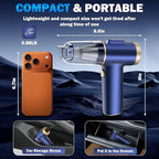 Handheld Car Vacuum Cleaner, 2-in-1 Portable Mini Car Vacuum Cleaner,16000Pa High Power & Air Duster, Handheld Vacuum Cordles