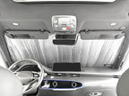YelloPro Custom Fit Reflective Front Windshield Sunshade for 2004 2005 2006 2007 2008 2009 2010 Toyota Sienna Minivan, Sun Protection UV Reflector Accessories [Made in USA]