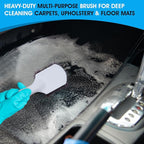 Nanoskin Heavy-Duty Multi-Purpose Brush for Deep Cleaning Carpets, Upholstery & Floor Mats - Durable Polypropylene Bristles, 