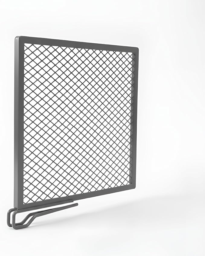 Nexu 6-Pack Metal Mesh Shelf Dividers for Closet Organization, Ultra-Stable Under-Shelf Hook Design, Matte Non-Slip Heavy Dut
