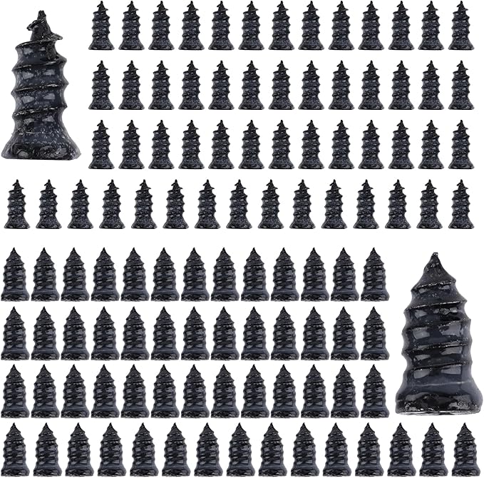 110 PCS Tire Repair Screws, Vacuum Tire Plug Kit Spiral Rubber Nail, Tire Plugs Screw Type Fast Tool Self Screw in Tire Plugs