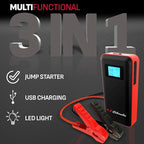 Schumacher Electric 1000 Peak Amp 12V Portable Lithium Car Battery Jump Starter & Power Pack - Lithium Ion Jump Box - with