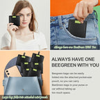 BeeGreen Black Tote Bag Shopping Bags for Groceries & Reusable Grocery Bag Heavy Duty, Large Tote Bag for Women, Foldable 6 Pack Gift Bags With Handles, Cute Cloth Washable for Holiday Travel & Bulk