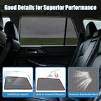 Car Window Shades for 2021-2024 Outback - Rear Side Window Sun Shade for Baby, Breathable Mesh Car Privacy Window Covers, UV Protection & Heat Insulation for Road Trips, Napping, Camping