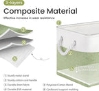 Large Storage Baskets- 15x11x10 inch Storage Bins for Shelves and Closet Organizing, Foldable Fabric Bin for Home Organizatio