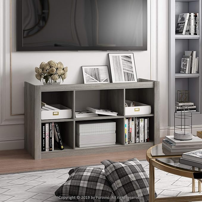 Furinno Bookcases Classic Bookshelf Storage Shelves, French Oak