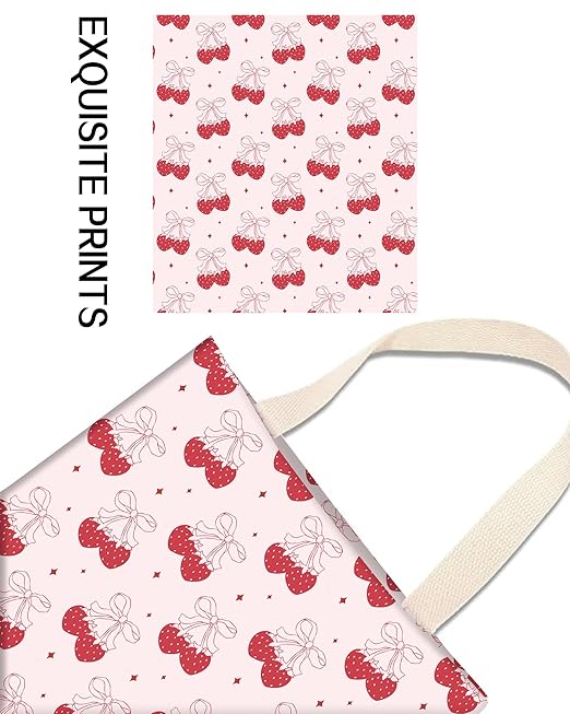 Car Trash Can, Durable Hanging Car Trash Garbage Bag, Cute Automotive Garbage Cans Organizer, Cute Pink Strawberry Bow