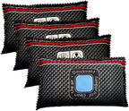 4 Pack Dehumidifier Bags, 400g Reusable Humidity Absorber Portable Anti Fog Car Dehumidifier for Vehicle, New Home,