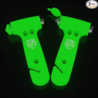 Swiss Safe Durable 5-1 Car Safety Hammer Window Breaker Breaker Tool w/Seatbelt Cutter - Emergency Escape Glass Hammer - Truc