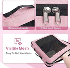 Compression Packing Cubes for Travel, Lightweight Vacation Travel Essentials, Travel Accessories for Suitcase Organizer Bags 