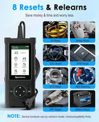 OBD2 Scanner S515 ABS SRS ECM TCM,Car Code Reader, Diagnostic Scan Tool with Reset for ABS/SRS/Oil/EPB/SAS/ETS/Battery/DPF/,