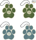 One Fur All Pet House & Car Freshener - Bamboo Watermint/Med Sea Pack of 4 - Non-Toxic, Pet-Friendly Odor Eliminator For Smal