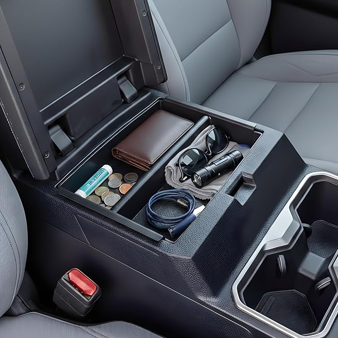 Vehicle OCD – Center Console Divider, Tray, and Glove Box Organizer for Toyota Tacoma (2024-2026) – Made in USA - (NOT for Tacoma i-FORCE MAX hybrid) - SLX514