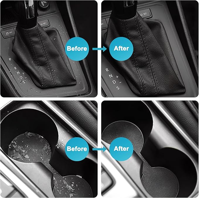 FiveJoy Car Cleaning Gels, 4-Pack Universal Auto Detailing Tools Car Interior Cleaner Putty, Dust Cleaning Mud for PC Tablet 