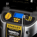 Stanley J7C09D 1400 Peak Amp Automotive Jump Starter, Portable Power - Triple 15W USB Ports, 120 PSI Air Compressor for