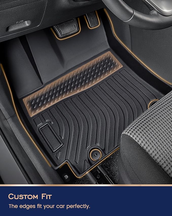 CreekT® for Hyundai Kona Floor Mats 2018-2023 (No for EV),All Weather Heavy Duty Waterproof Floor mats & Cargo Liner for Hyundai Kona Accessories 2023 2022 2021 2020 2019 2018 SE SEL Limited Preferred
