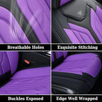 Coverado Front Seat Covers, Leather Seat Covers for Cars, Car Seat Covers Front Seats, Automotive Seat Covers Car Seat Protec