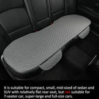 West Llama Linen Car Seat Covers,Bottom Seat Covers for Cars Include 1 Pair Front Driver Seat Pad Mat and 1 Rear Bench Cover 