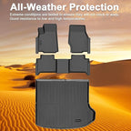 TPE Floor Mats for 2022-2026 Jeep Grand Cherokee WL All Weather Car Floor Liners Fit Jeep Grand Cherokee WL Accessories 5 Seat Only (Not WK2 WL75) ﻿