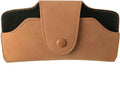 Car Sunglasses Holder for Car Visor Vegan Leather Auto Eyeglass Case with Clip Automotive Interior Visor Accessories