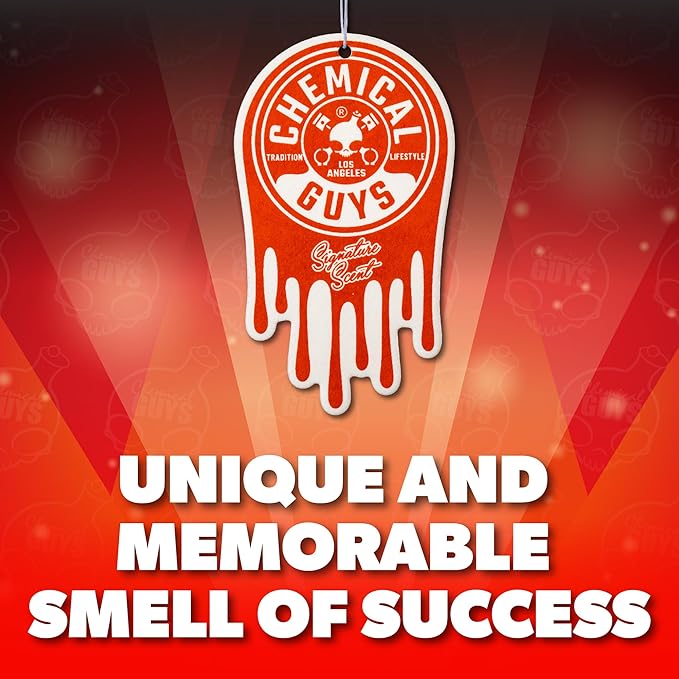 Chemical Guys Car Fresheners, Hanging Air Fresheners - Signature Scent for Cars, Trucks, SUVs, RVs, Home, Office, Work, Dorm 