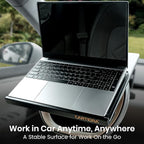 Essential Steering Wheel Tray - Car Table for Meal, Multipurpose Steering Wheel Table for Travelers, Table and Laptop Holder, Laptop Tray for Work